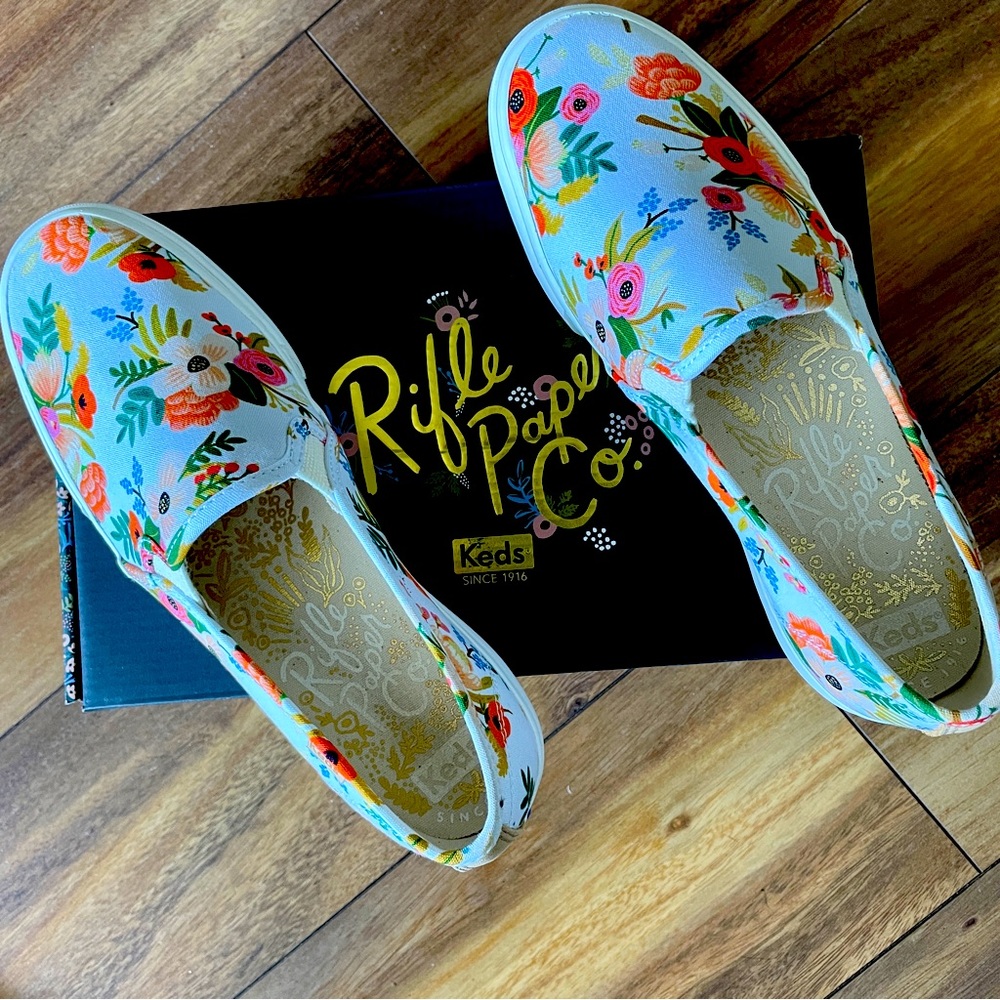 KEDS Rifle Paper Company print special edition. Size 8